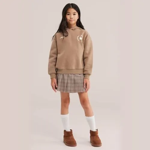 WE Fashion sweater met backprint - bruin, foto 4