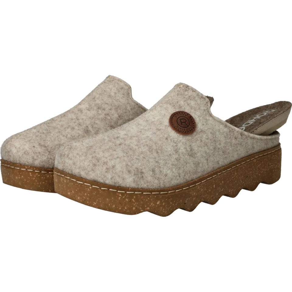 Rohde Foggia pantoffel beige, foto 5