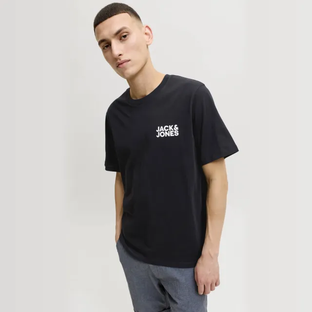 Jack & Jones JJECORP t-shirt zwart Black