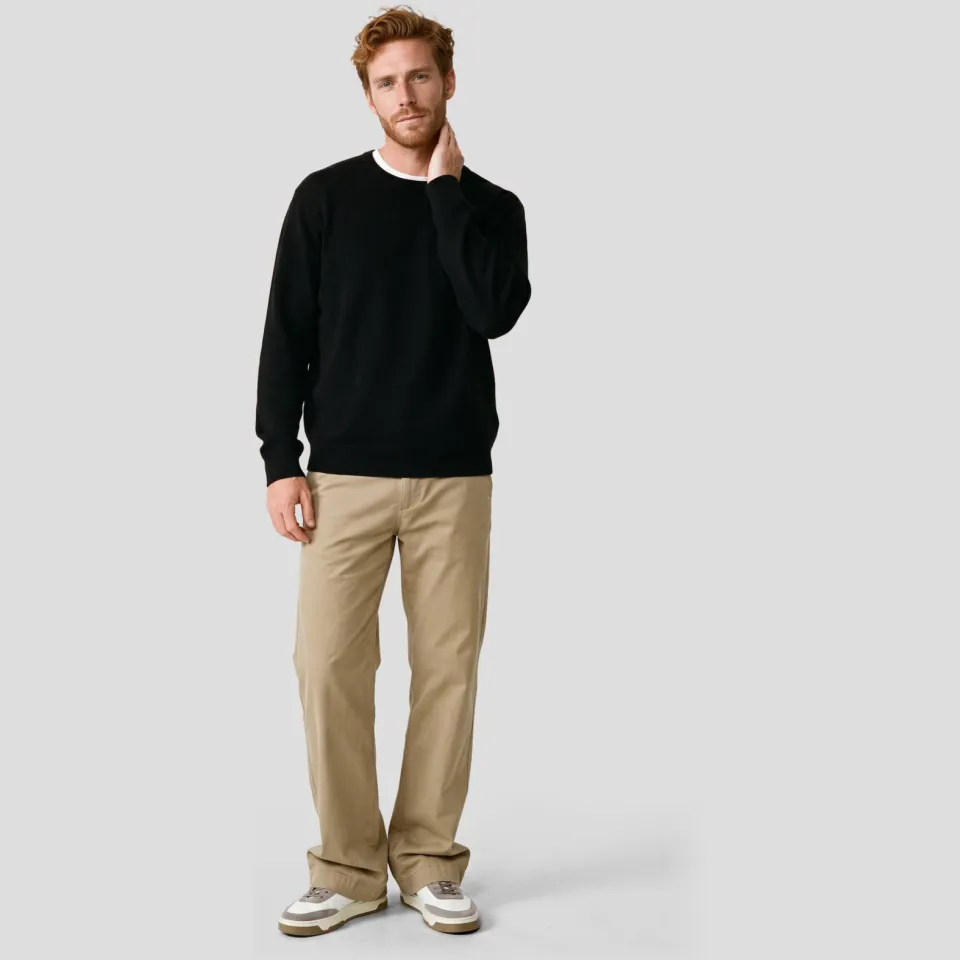 Boss regular fit longsleeve - zwart