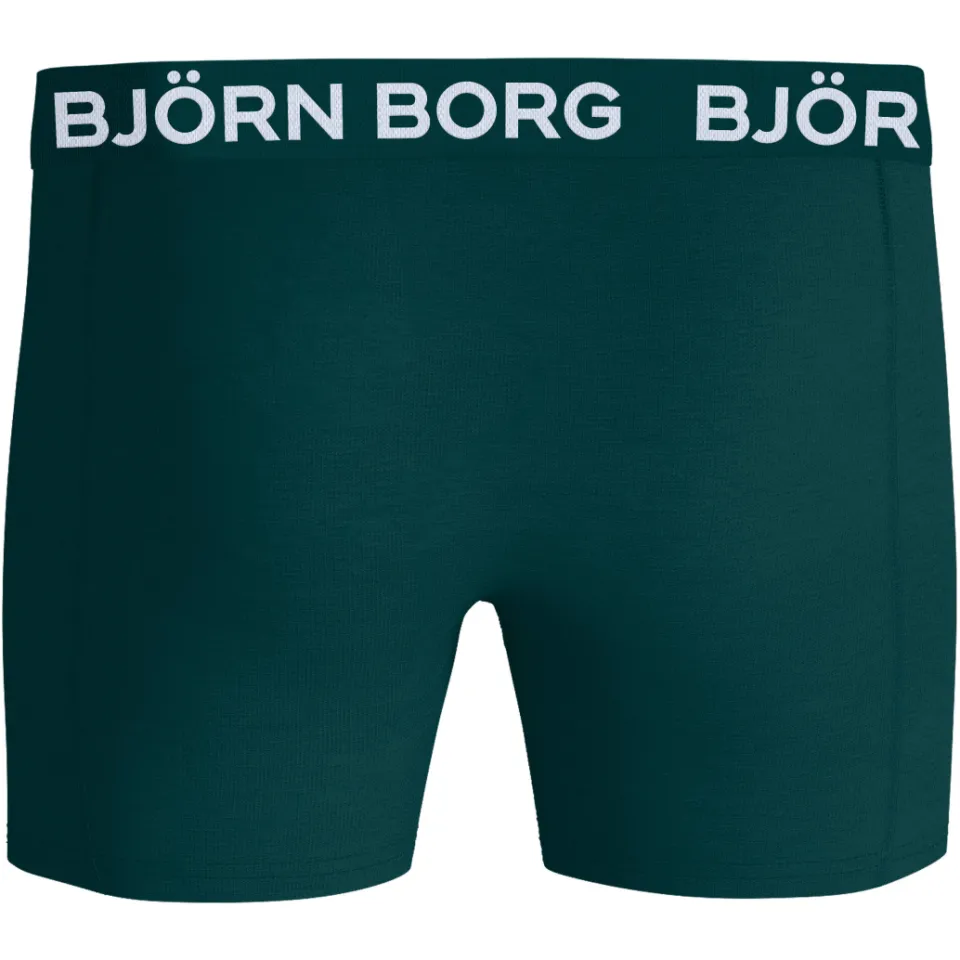 Björn Borg Cotton Stretch boxershorts groen zwart donkerblauw, foto 2