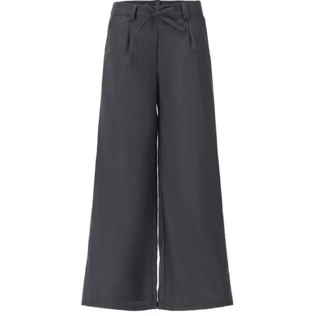 Retour Jeans Roxy wide leg pantalon met krijtstreep zwart