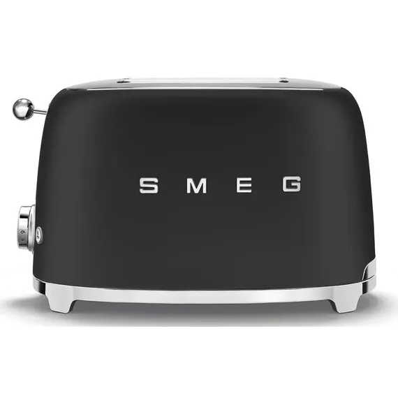 Smeg TSF01BLMEU broodrooster zwart-mat, foto 2