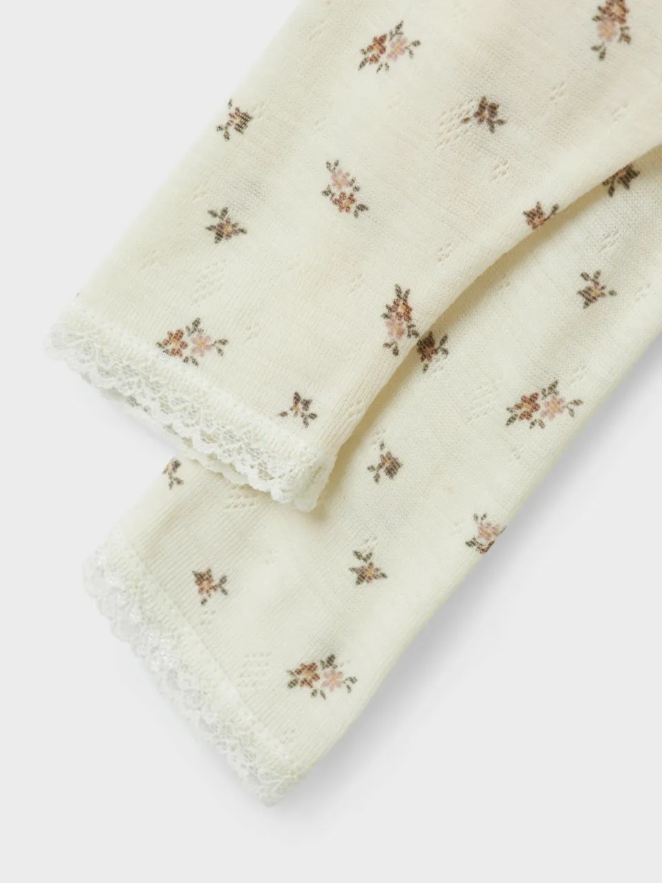 NAME IT BABY wollen slim legging wit bloemen, foto 4