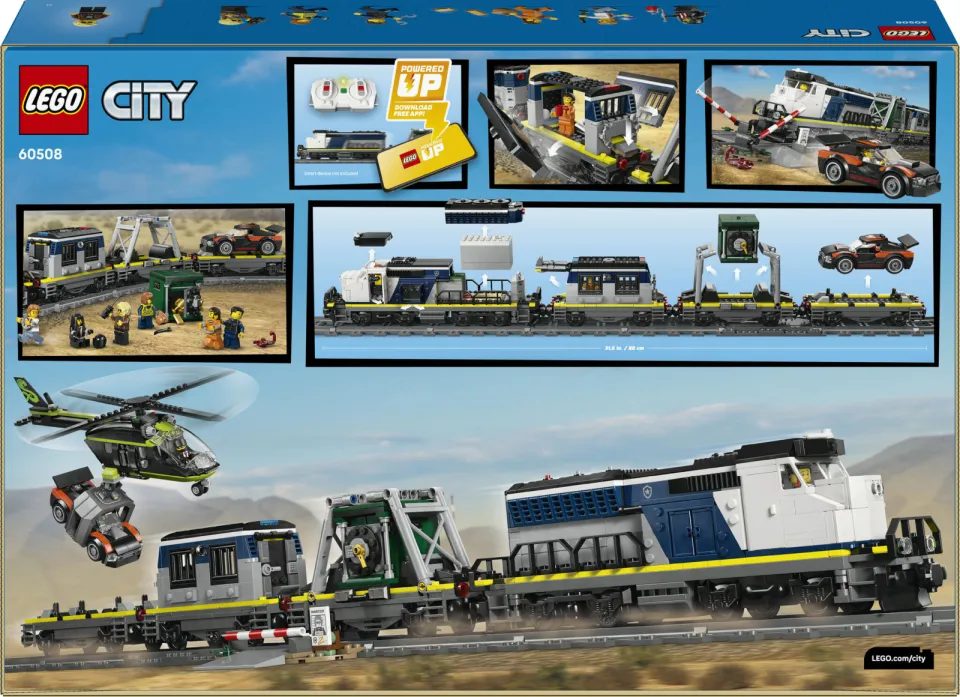Lego City Overval op Politietrein Trein Speelgoed 60508, foto 3
