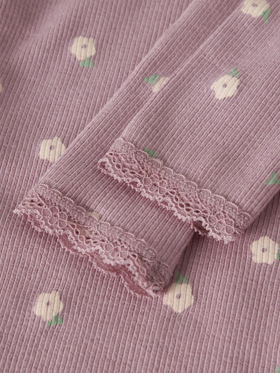 NAME IT BABY gebloemde legging oudroze, foto 3