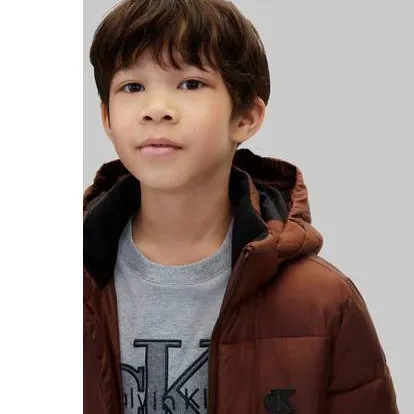 Calvin Klein pufferjas bruin, foto 4