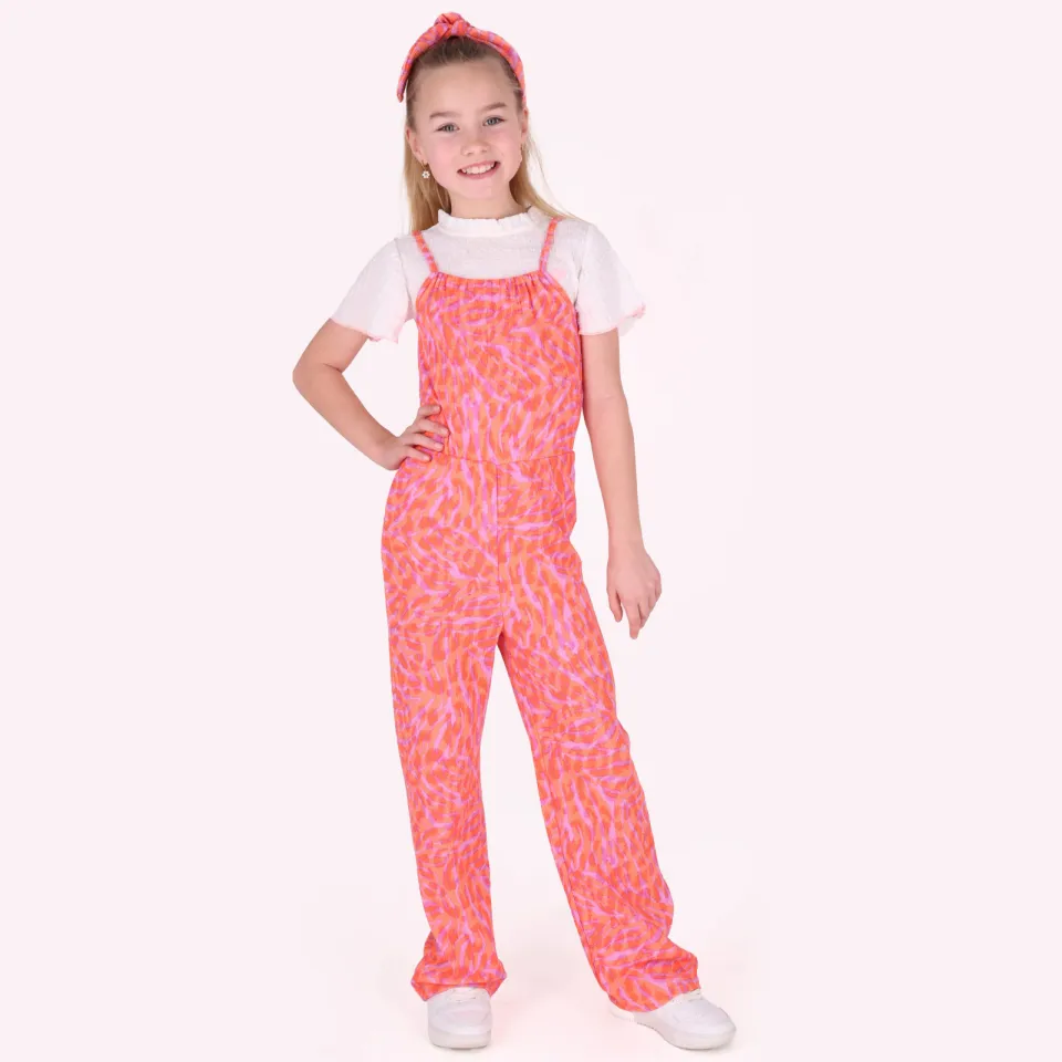 B.Nosy jumpsuit roze panterprint, foto 3