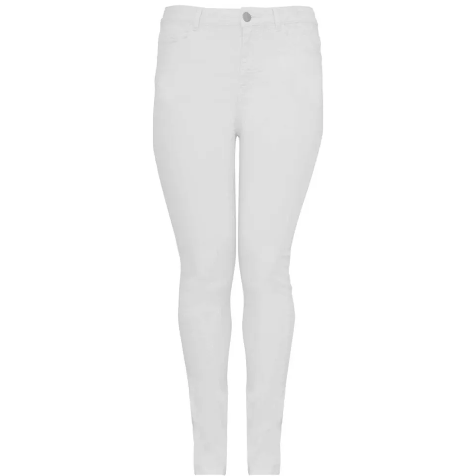 Yoek high waist shaping skinny jeans wit, foto 2