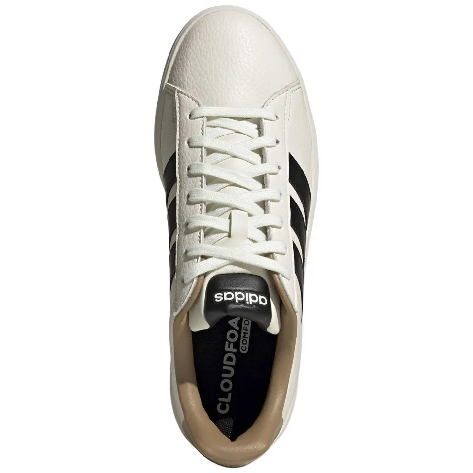 Adidas Sportswear Grand Court 3.0 imitatieleren sneakers - ecru/zand, foto 4