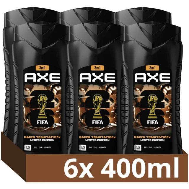 Axe Dark Temptation FIFA Limited Edition 3-in-1 douchegel, foto 2