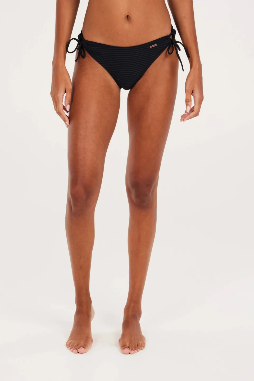 Protest strik bikinibroekje MIXBACK met ribstructuur zwart, foto 4