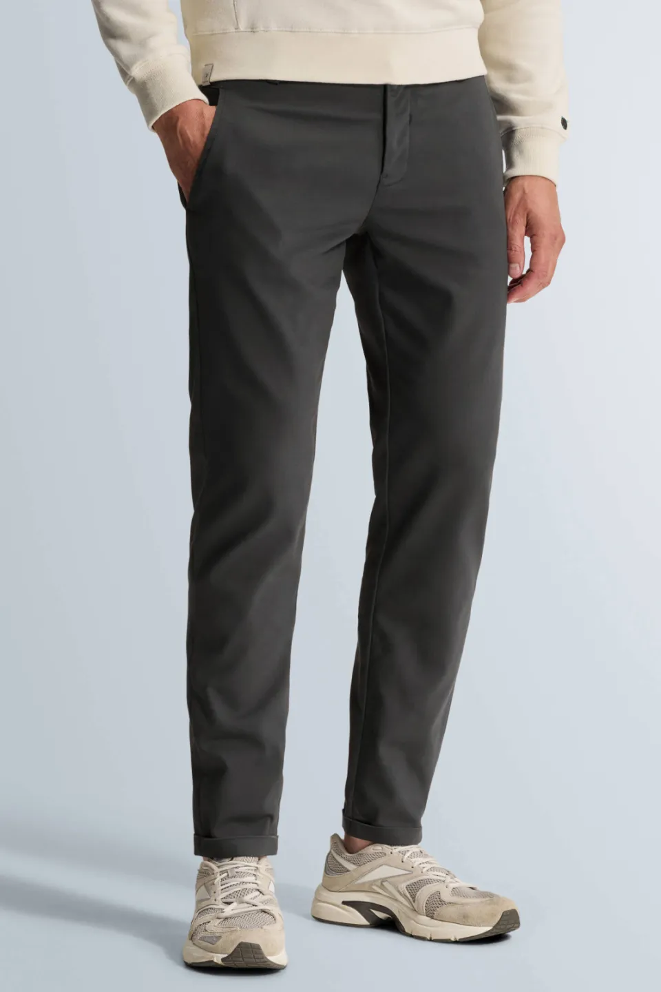 Cast Iron Cylas tapered chino donkerblauw, foto 3