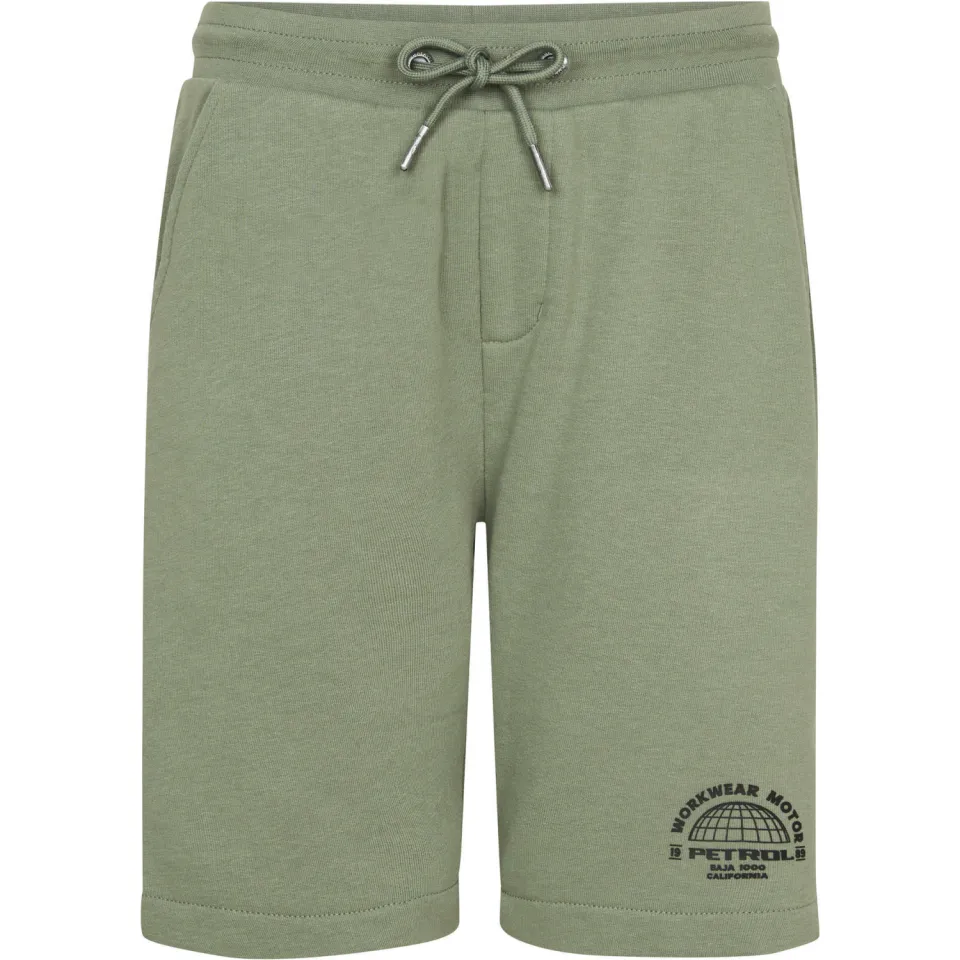 Petrol Industries regular sweatshort saliegroen, foto 2