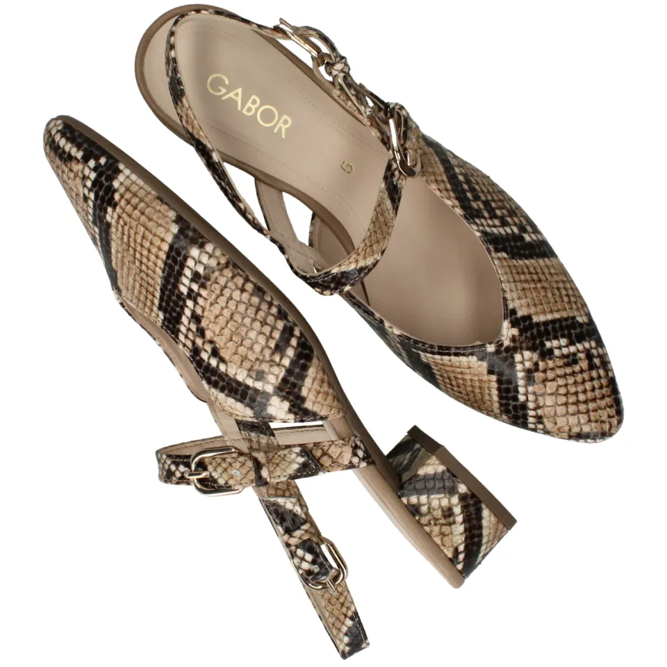 Gabor slingback pump beige, foto 7