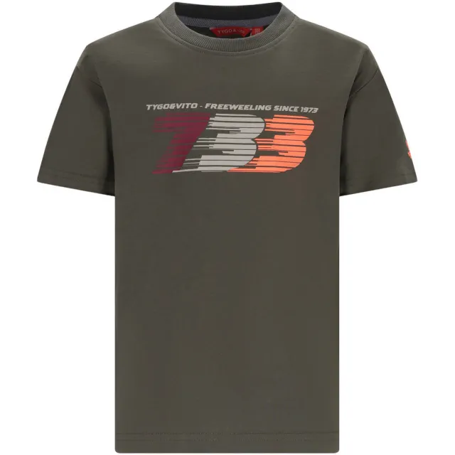 TYGO & vito jersey T-shirt olijfgroen, foto 2
