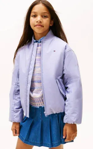 Tommy Hilfiger bomberjack lila, foto 5