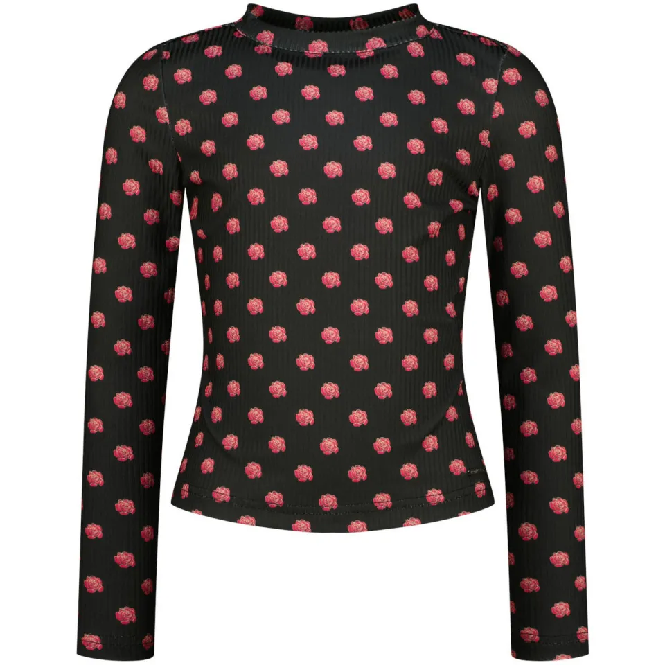 Raizzed Tammi gebloemde longsleeve zwart, foto 2