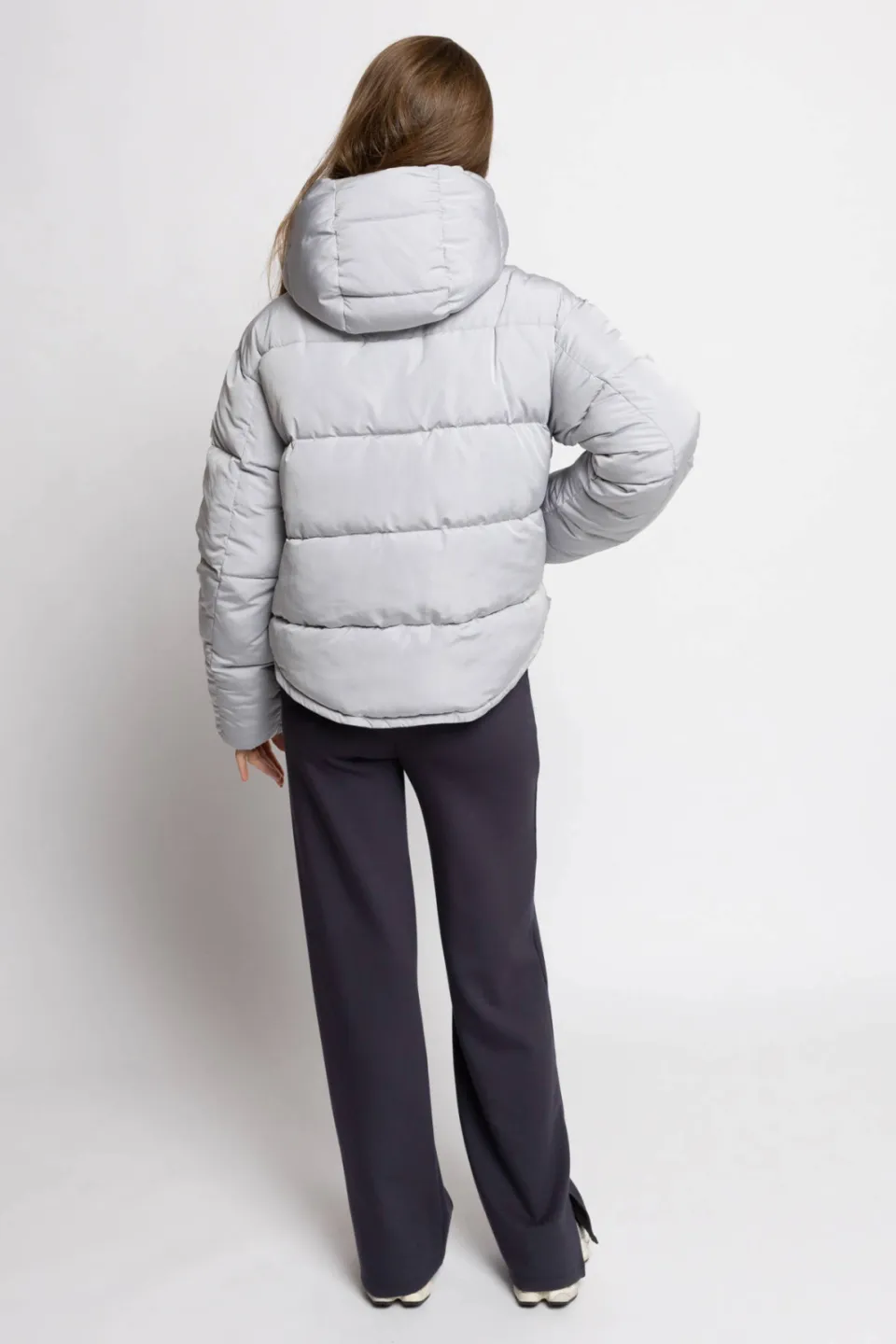 LOOXS 10sixteen quilted winterjas zilver, foto 5