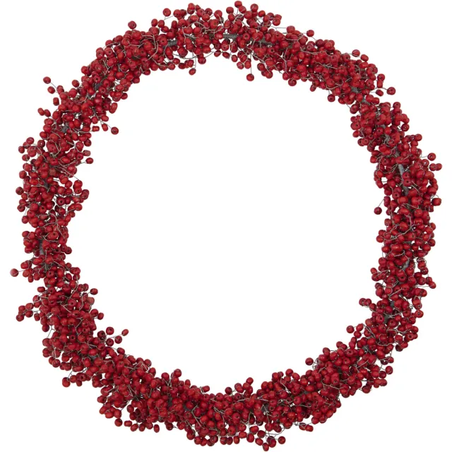 House Doctor kerstkrans Winter rood