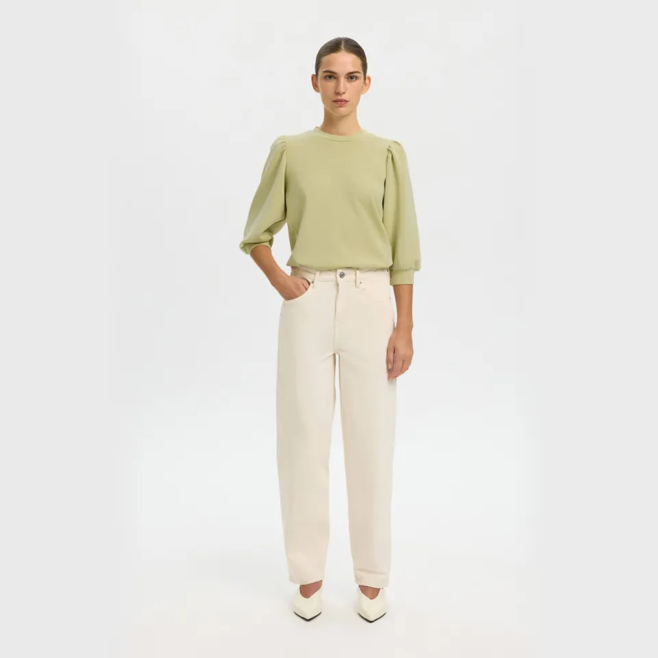 Selected Women sweater lichtgroen, foto 2
