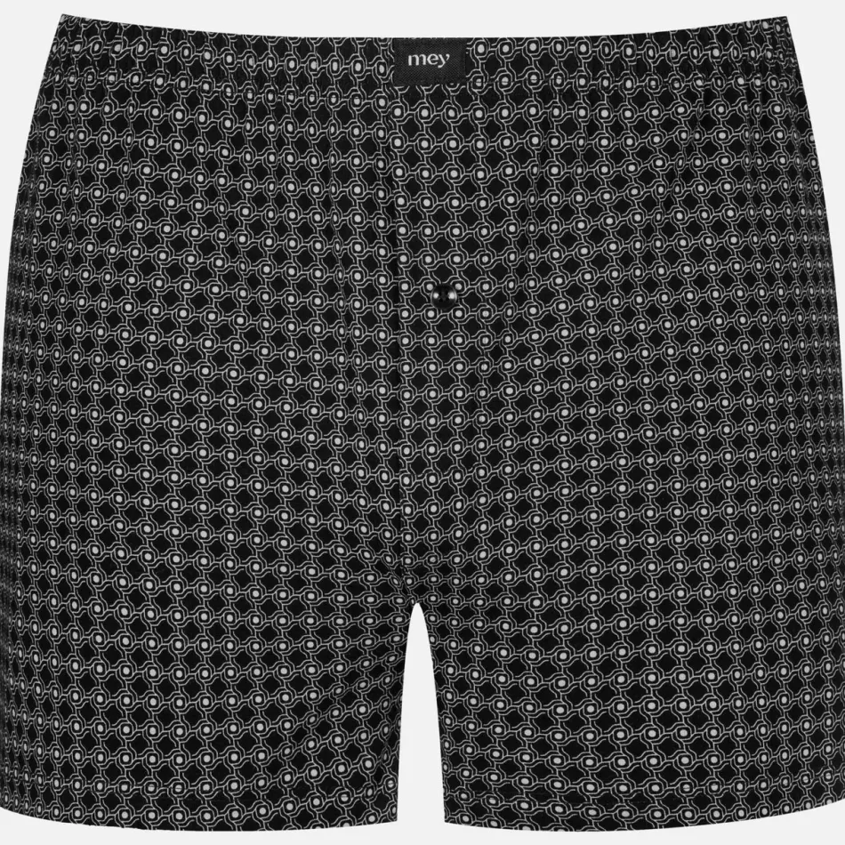 Mey Boxershort Serie Round Grid Zwart, foto 2