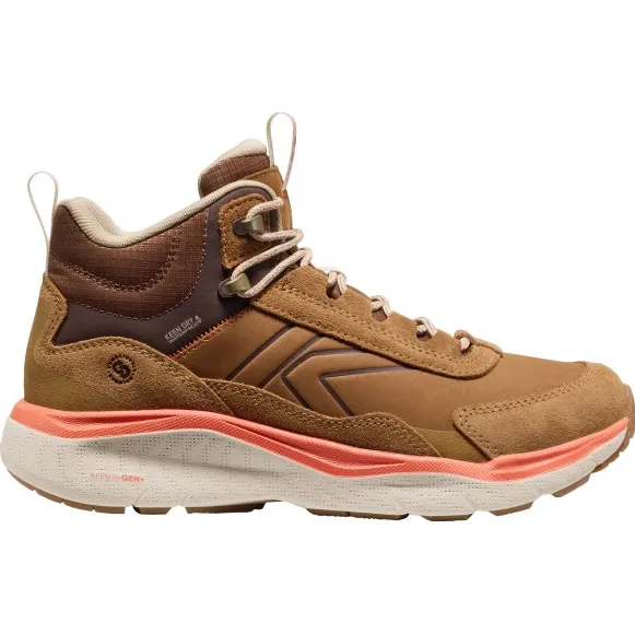 Keen Women's Leiki Leather Mid WP - Wandelschoenen, bruin