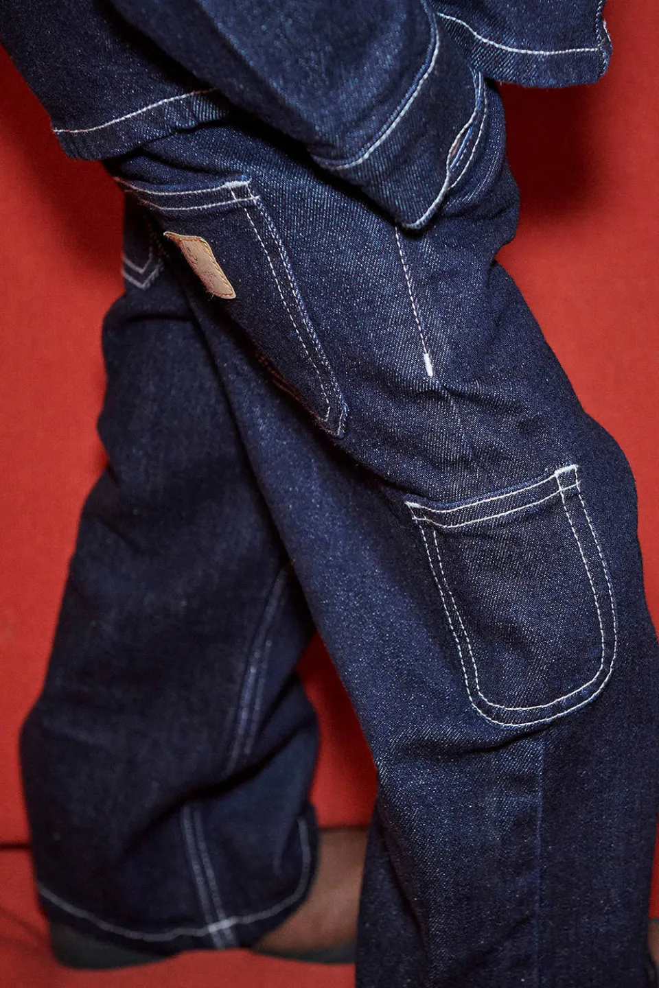 Copenhagen Colors cargo jeans - raw denim, foto 8