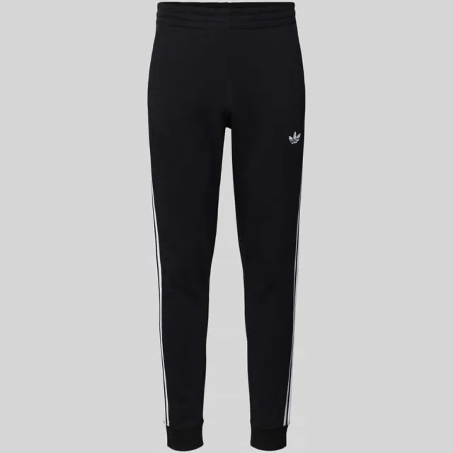 Adidas Originals regular fit gestreepte joggingbroek - zwart/wit, foto 2