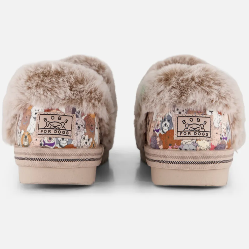 Skechers Slip-ins Too Cozy Pups Pantoffels grijs, foto 5