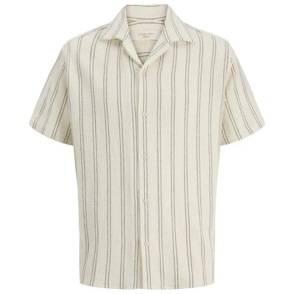 Jack & Jones JUNIOR relaxed casual overhemd ecru, foto 2