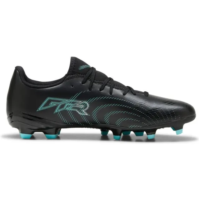 Puma Future 9 Play FG/AG senior imitatieleren voetbalschoenen - zwart/lichtblauw