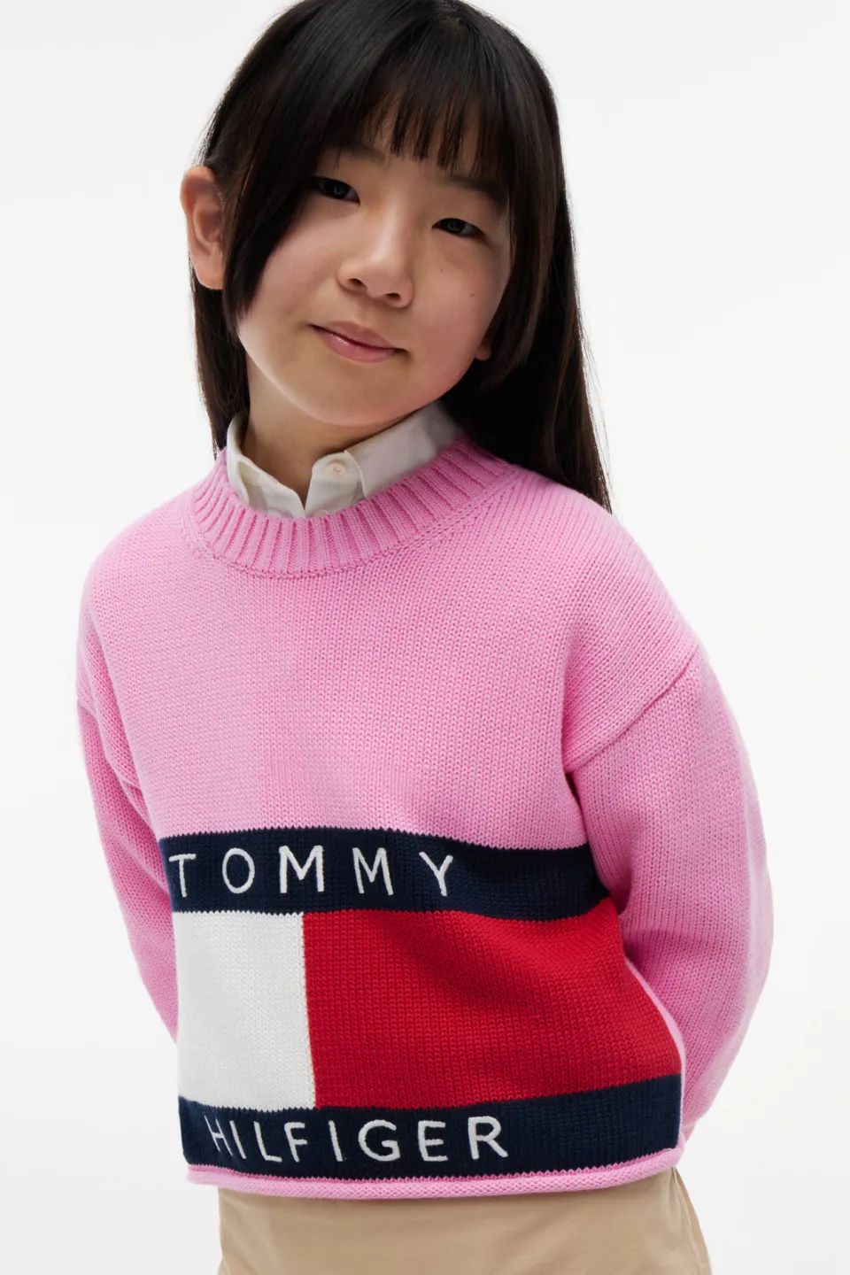 Tommy Hilfiger trui gebreid - roze, foto 4