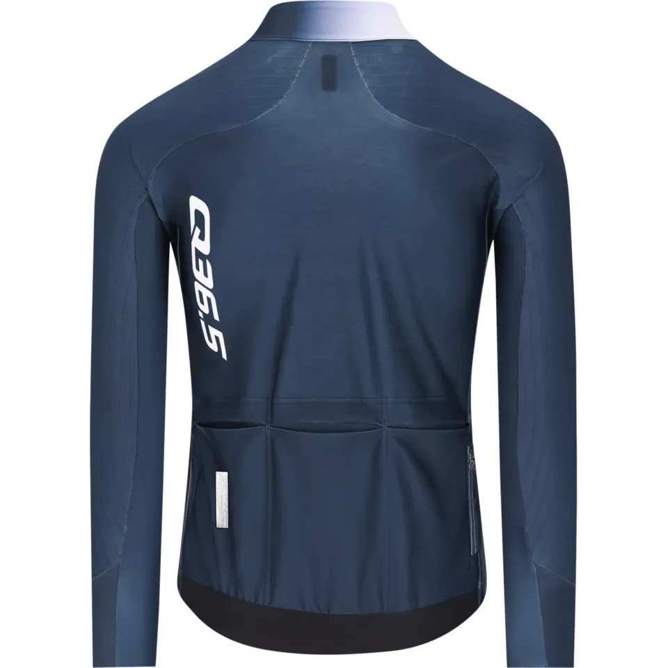 Q36.5 Gregarius Hybrid Collar Fade fietsshirtjack blauw, foto 3