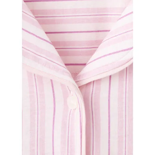 Mango gestreepte pyjama roze wit, foto 3