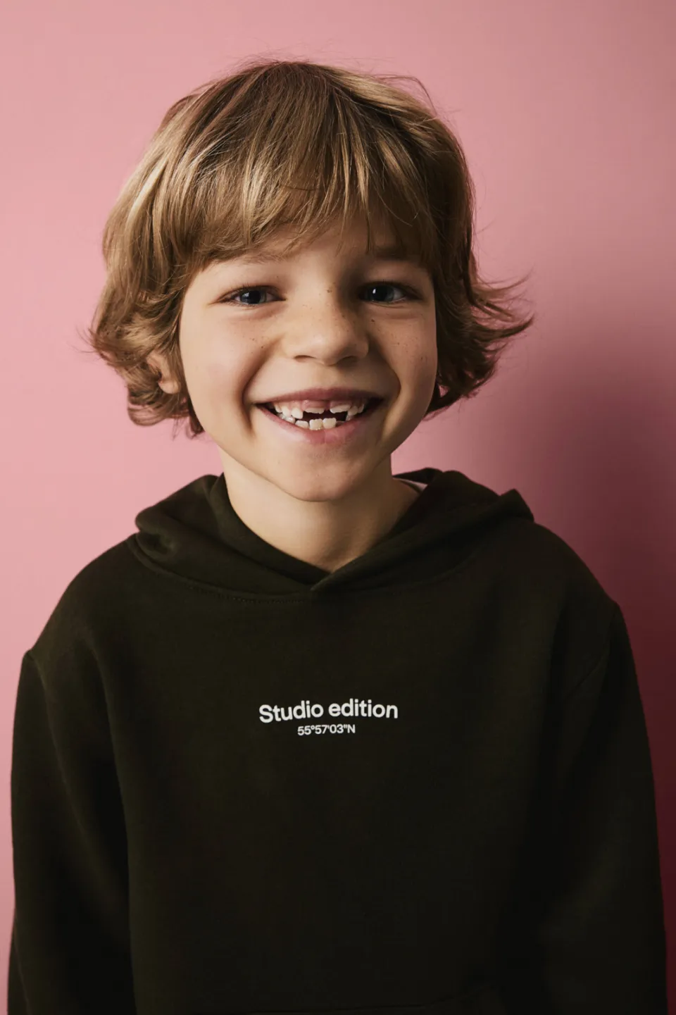 NAME IT KIDS hoodie met tekst zwart, foto 5