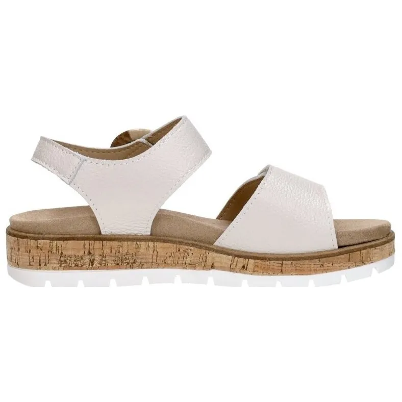 Sub55 Comfort Collection Mia sandalen goud Gebroken wit