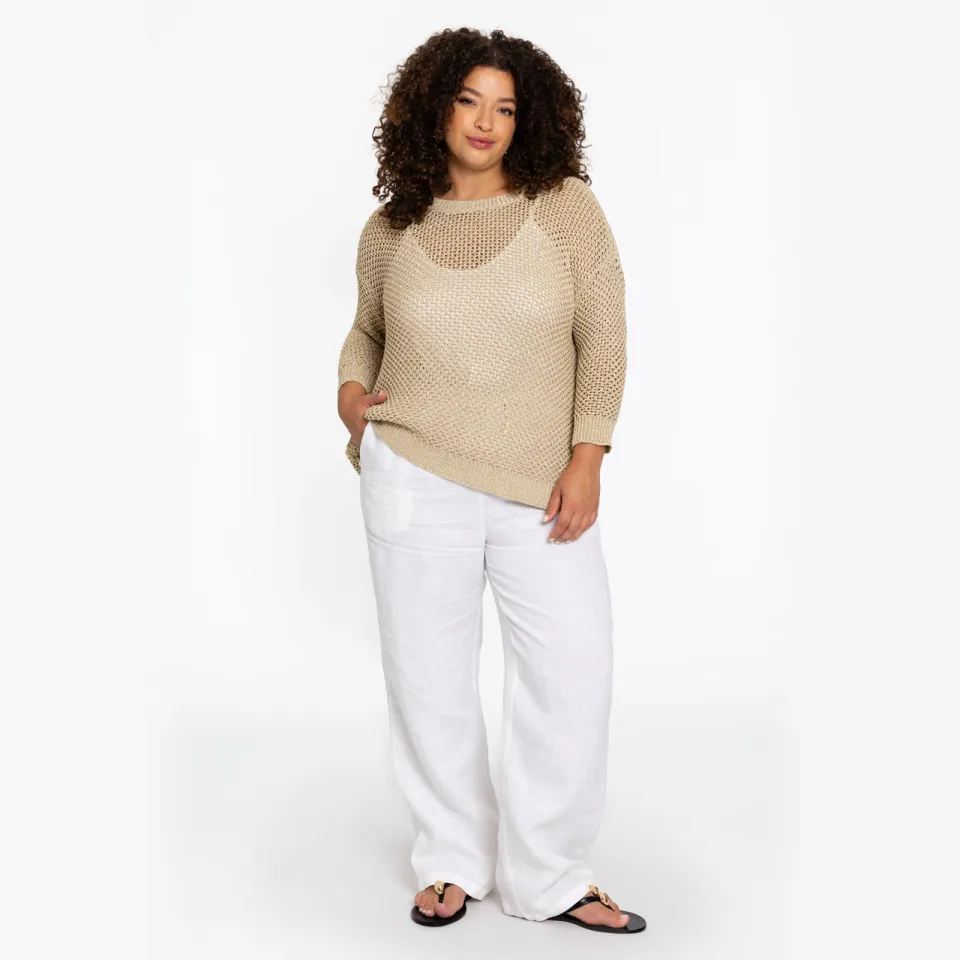 Yoek top goud met lurex, foto 2