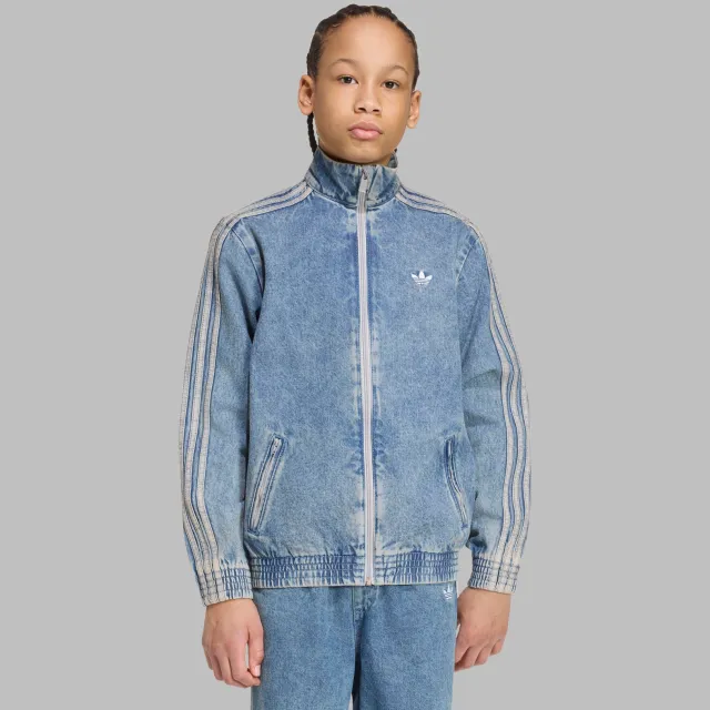 Adidas Originals Firebird denim jack lichtblauw Light blue