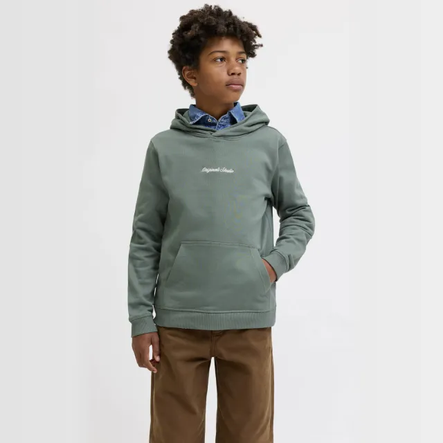 Jack & Jones JUNIOR hoodie groen