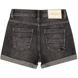 Vingino regular waist jeansshort grijs, foto 2