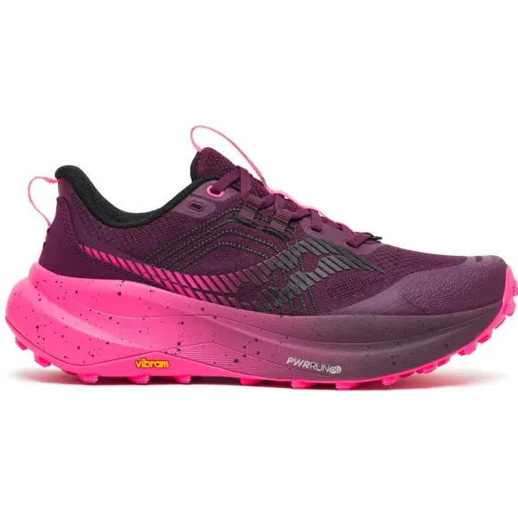 Saucony Women's Xodus Ultra 4 - Trailrunningschoenen, eggplant / shock