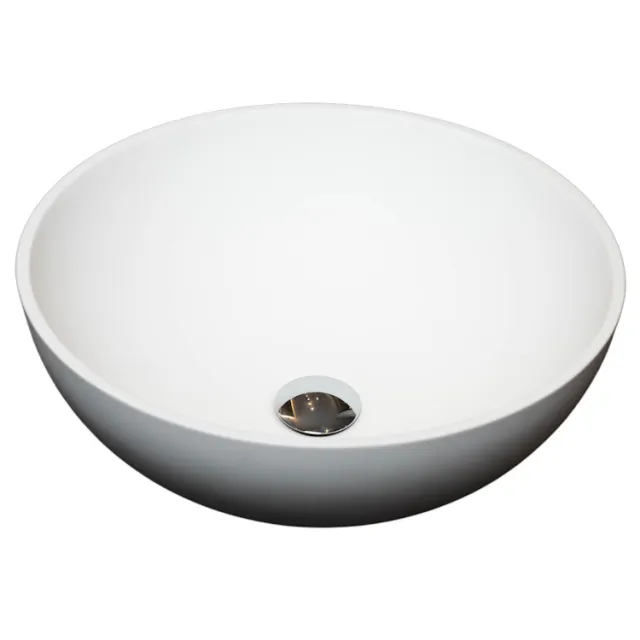 Loutro Waskom Loutro Zora M Rond 40x40x15.5 cm Mat Wit Loutro