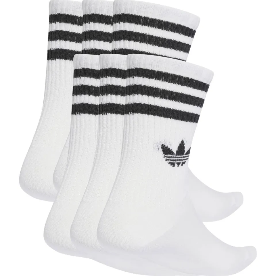 Adidas 3-Stripes Crew Socks sokken wit, foto 3