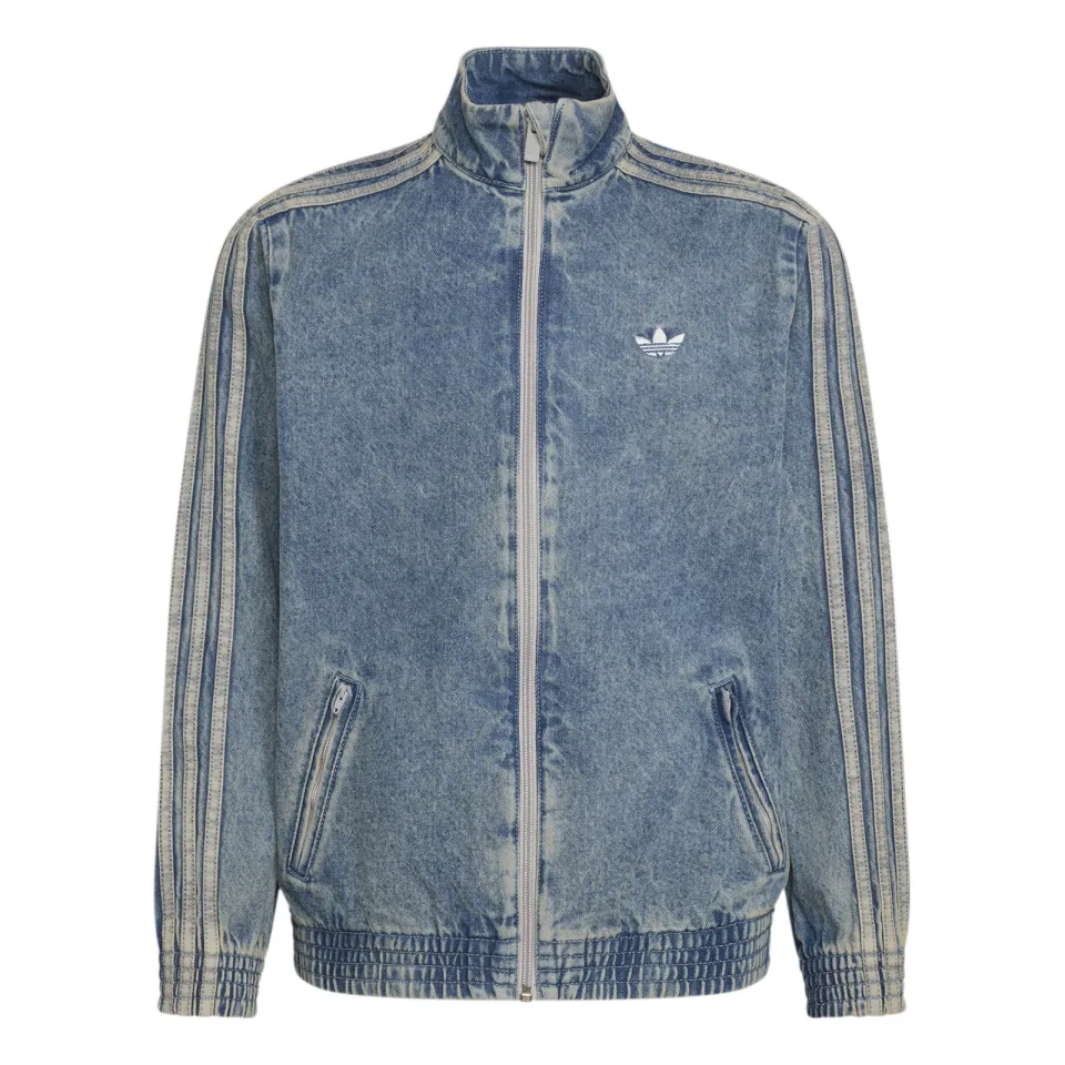 Adidas Originals Firebird denim jack lichtblauw, foto 2