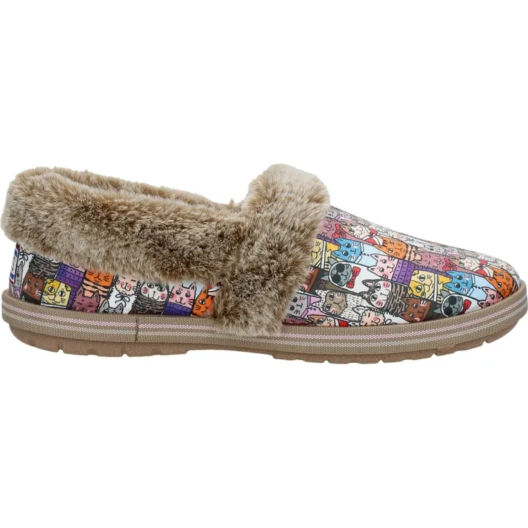 Skechers Skechers Bobs Too Cozy Chic Cat Pantoffels taupe