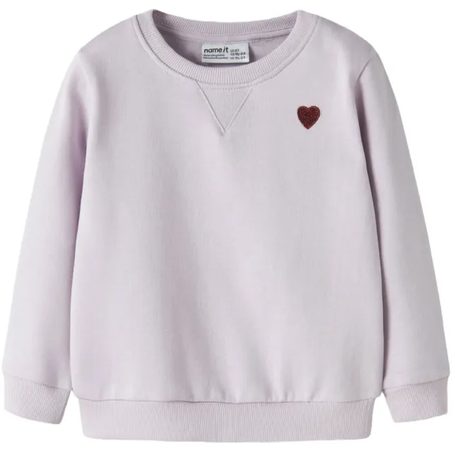 NAME IT MINI sweater lichtroze