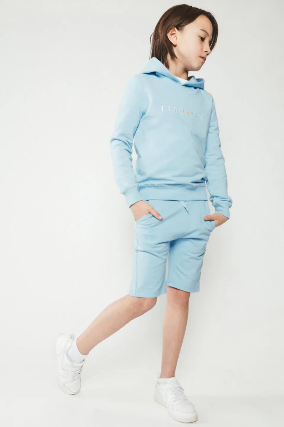 TYGO & vito hoodie lichtblauw, foto 5