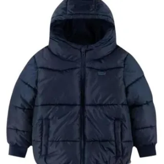 Levi's Kids gewatteerde winterjas donkerblauw, foto 3