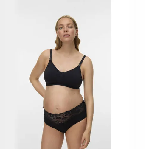 Mamalicious MLILJA voedingsbh zwart (set van 2)